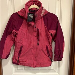 Columbia Kids' Two-Tone Pink Raincoat